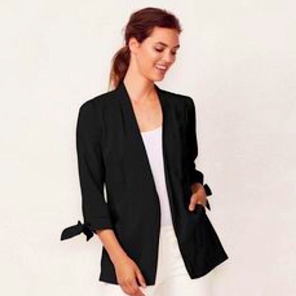EUC 🎩 LC Lauren Conrad Black Blazer Jacket